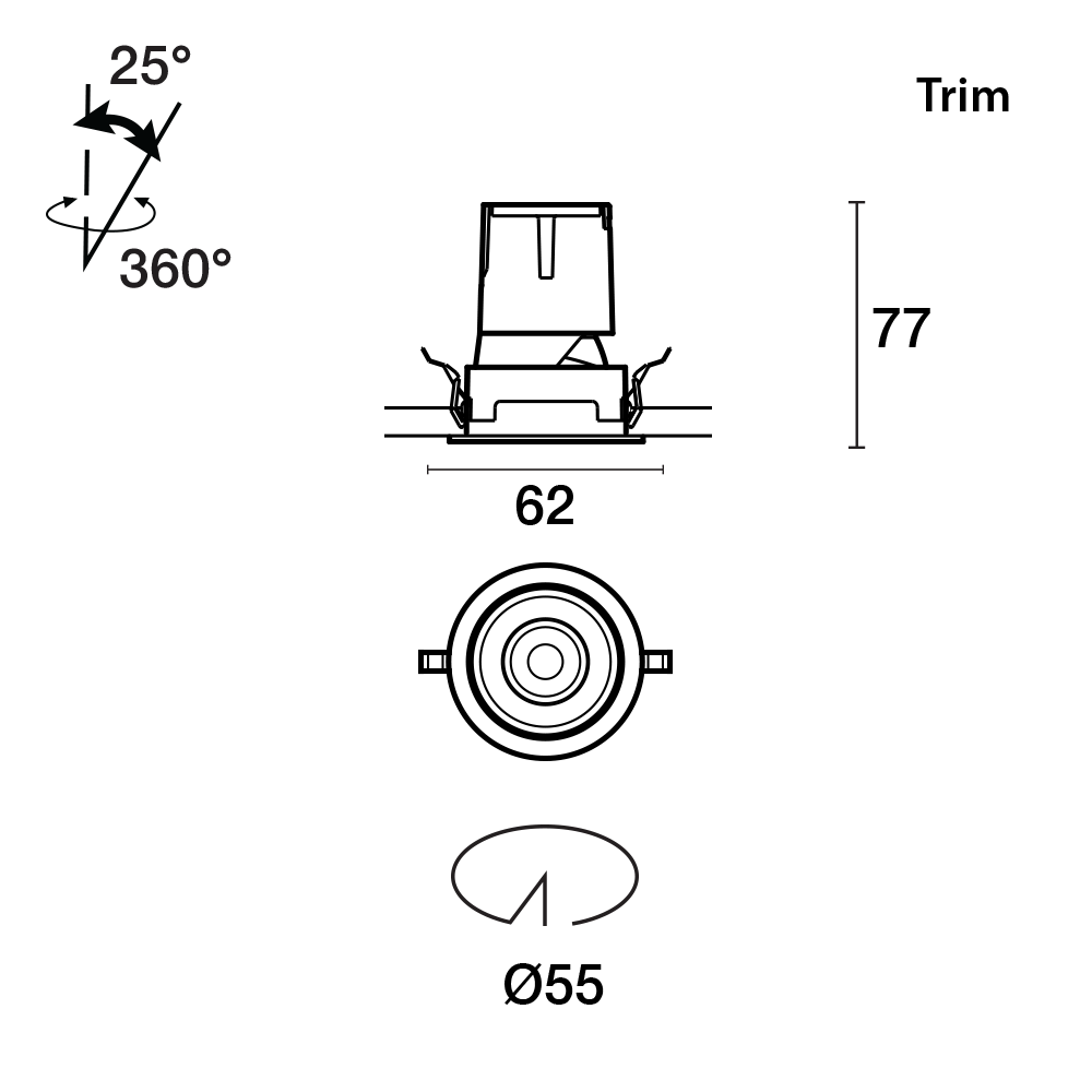Adapt II 55 Adj. Round - Image 2