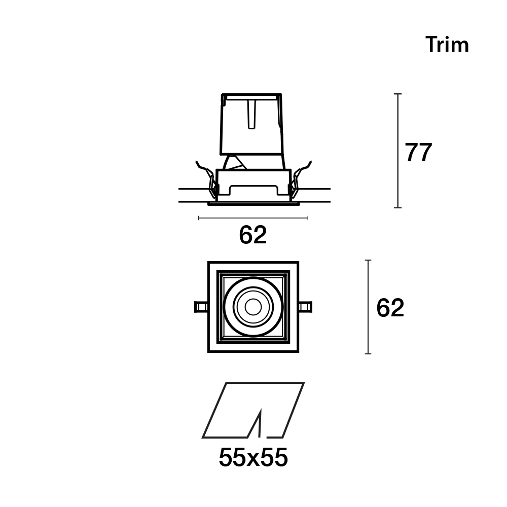 Adapt II 55 Fixed Square - Image 2