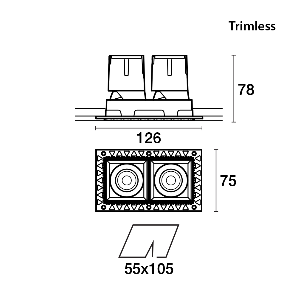 Adapt II 55 Fixed Square Twin - Image 3