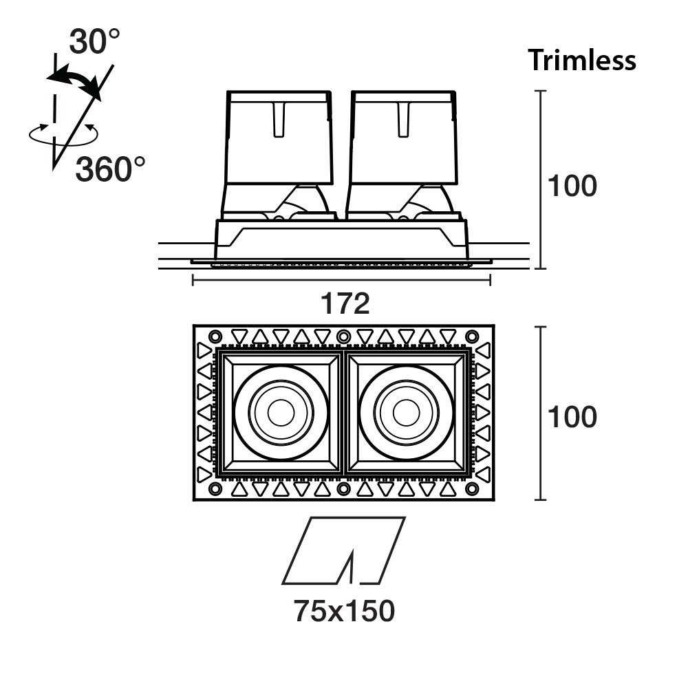 Adapt II 75 Adj. Square Twin - Image 3